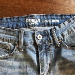 Mid rise light wash skinny jeans